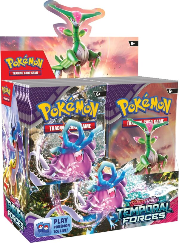 Pokemon Scarlet & Violet Temporal Forces Booster Pack, 36 Count